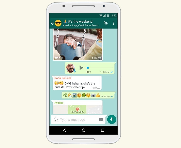 Arxiu - Xat grupal en WhatsApp