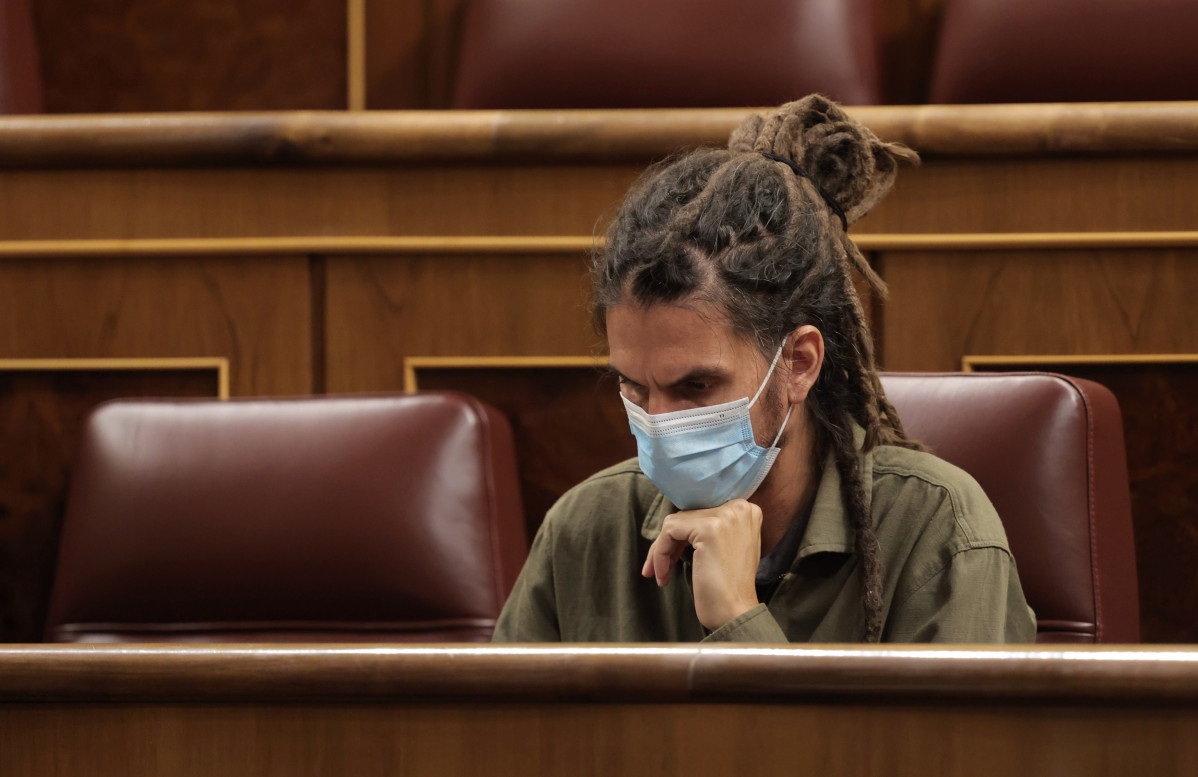 Arxiu - L'exsecretari d'Organització i diputat d'Unides Podem Alberto Rodríguez