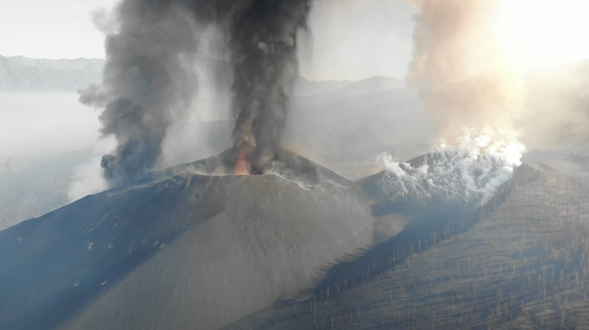 Cràter de el volcà de la Palma