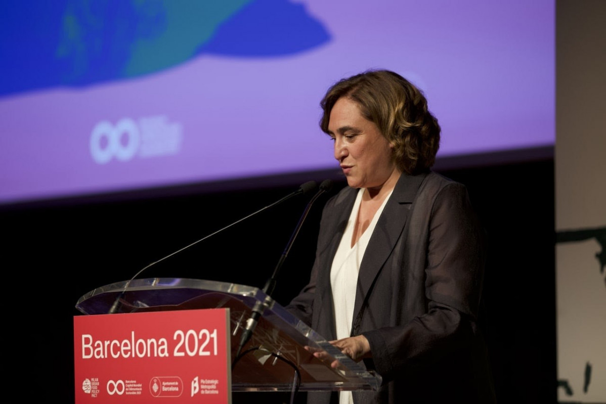 L'alcaldessa de Barcelona, Ada Colau, inaugura el VII Fòrum Global de l'Pacte de Polítiques Alimentàries Urbanes de Milà.