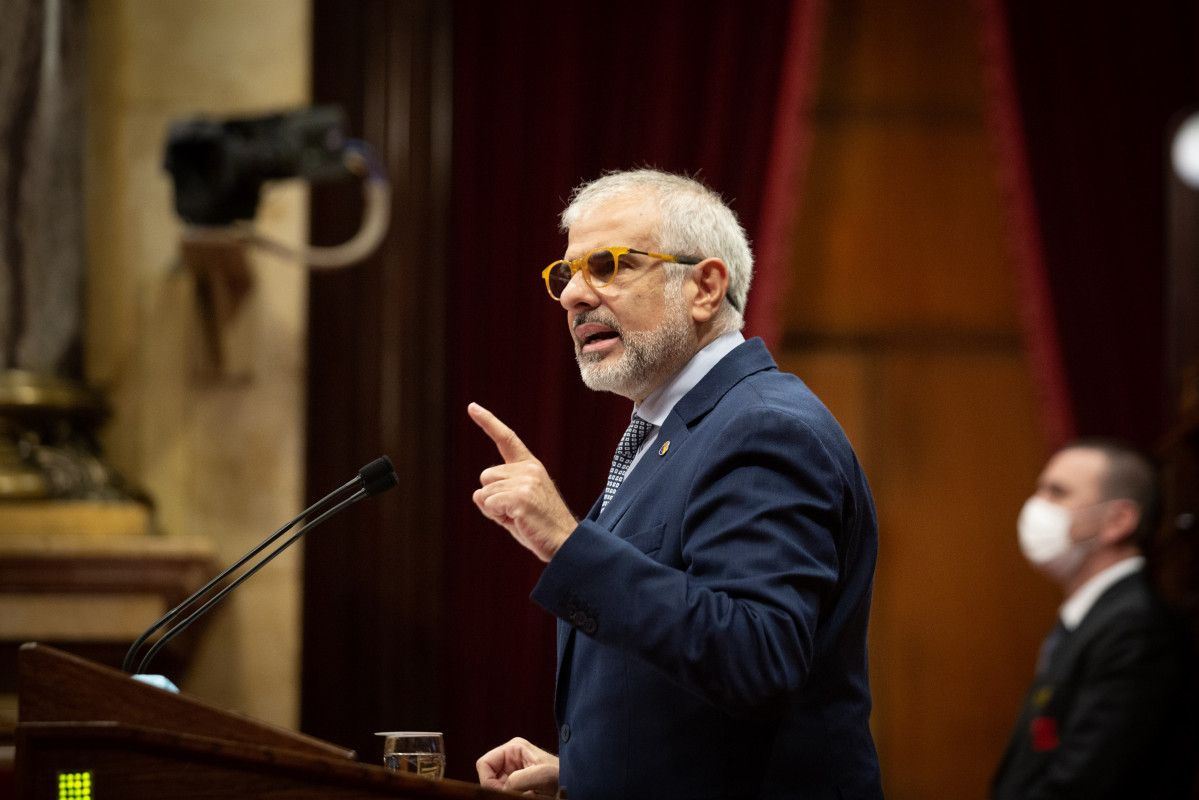 El líder de Cs en el Parlament, Carlos Carrizosa