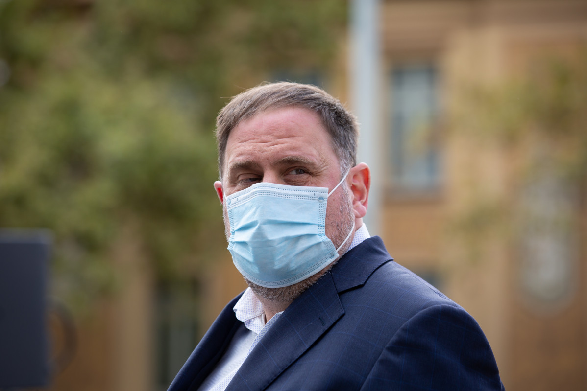 El presidente de ERC, Oriol Junqueras
