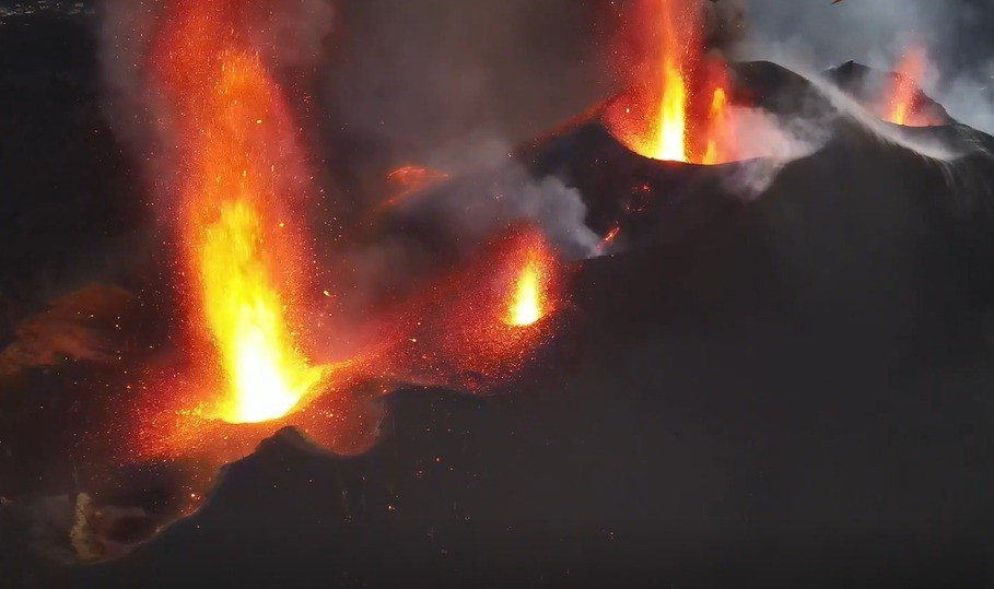 Arxiu - Centres emissors del volcà de La Palma