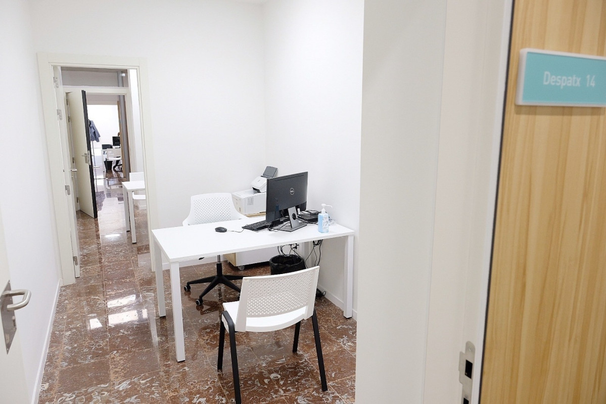Consulta del Centre de Salut Mental i Addiccions del barri de Gràcia de Barcelona