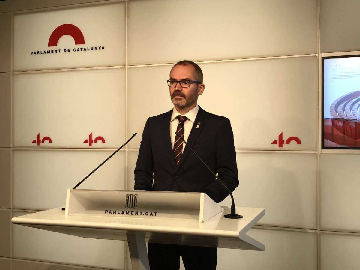 Archivo - El vicepresidente primero del Parlament, Josep Costa