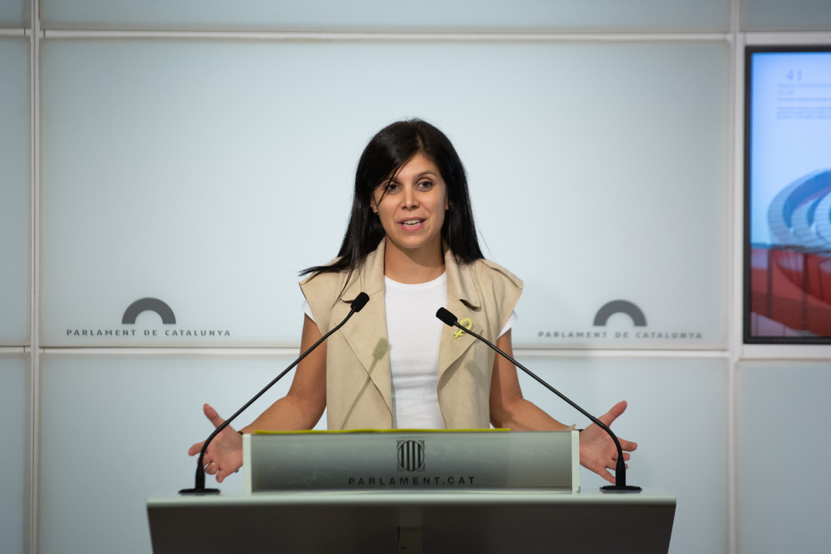 Archivo - La secretaria general adjunta y portavoz de ERC, Marta Vilalta