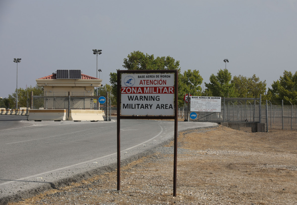 Arxiu - Imatges de l'exterior de la base aèria militar de Morón de la Frontera