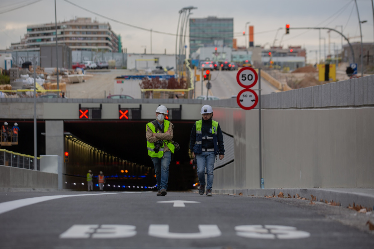 EuropaPress 4050835 tunel glories sentit petons obrira trànsit sabut