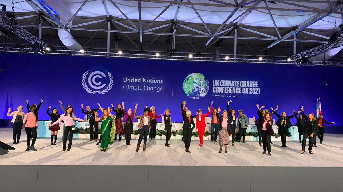 La ministra per a la Transició Ecològica i Repte Demogràfic, Teresa Ribera, i l'ambaixadora de clima de França a la COP21, Laurence Tubiana, impulsen una declaració de 30 dones que reclamen més acció, fets i solidaritat contra el canvi climàtic.