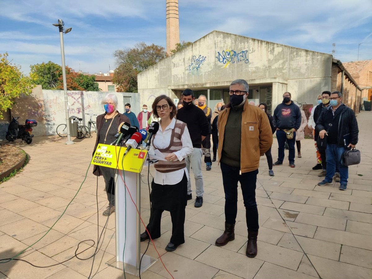 La portavoz de la CUP en el Parlament, Eulàlia Reguant
