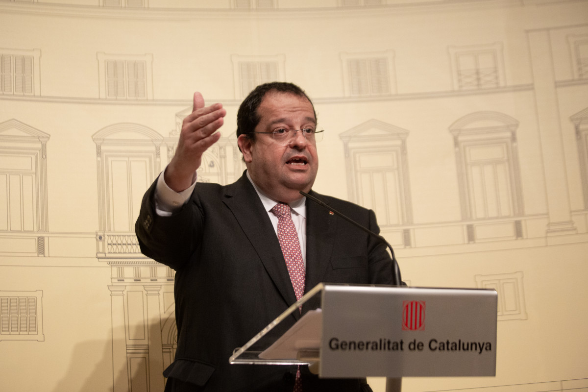 El conseller dInterior de la Generalitat de Catalunya, Joan Ignasi Elena. Foto de fitxer.