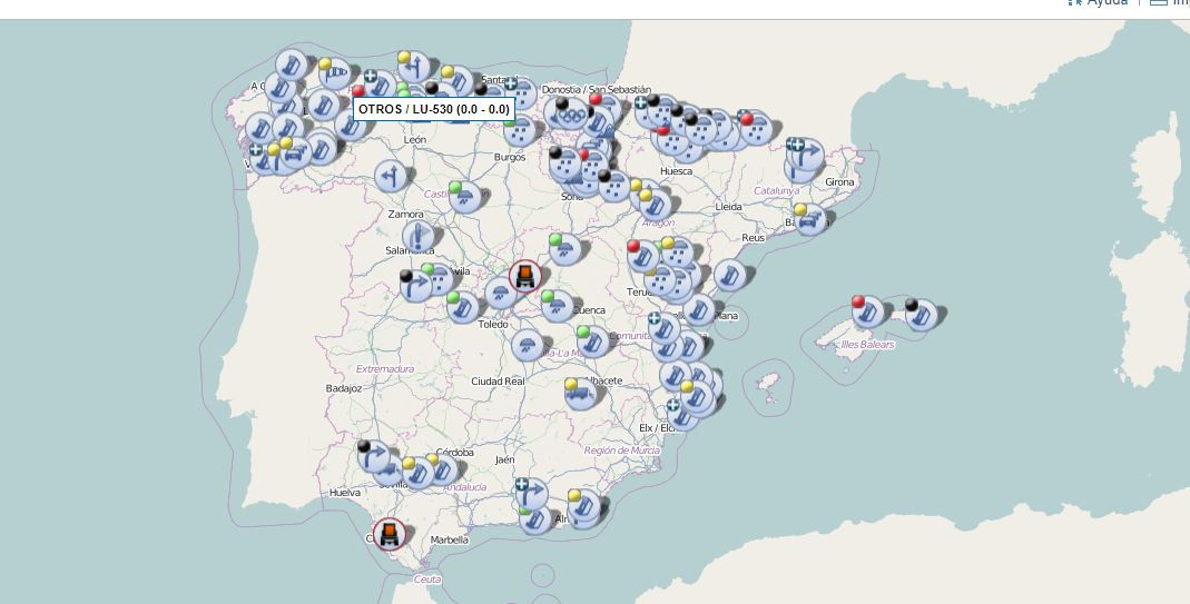 Carreteres afectades