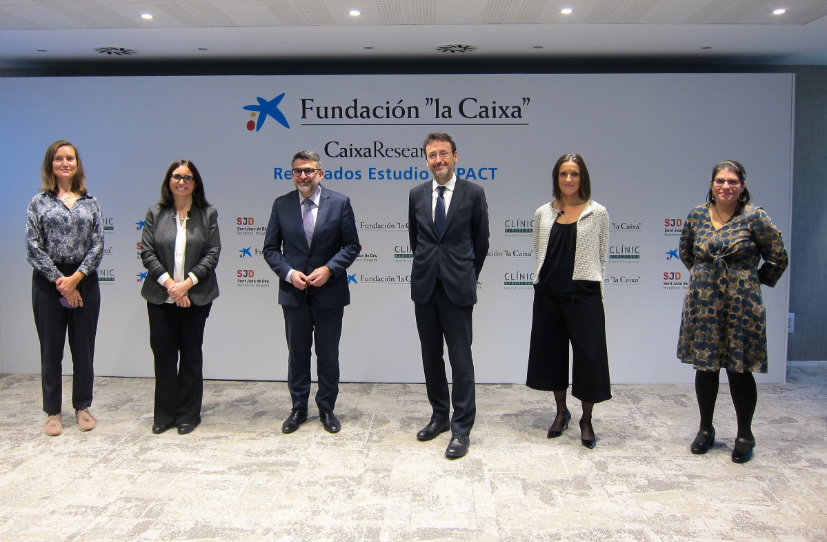 Presentació de l'estudi sobre dieta mediterrània i mindfulness i reducció del risc de baix pes del nadó, amb el director de BCNatal Eduard Gratacós