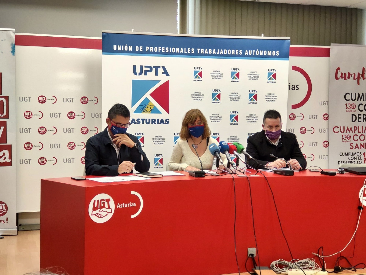 EuropaPress 4084520 roda premsa responsable upta astúries almudena cueto secretari general