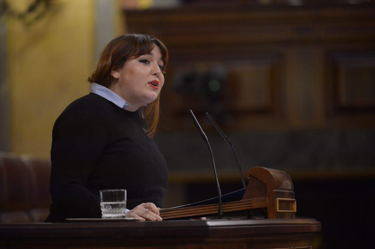 Arxiu - La dirigent de Podemos Ángela Rodríguez 'Pam'.