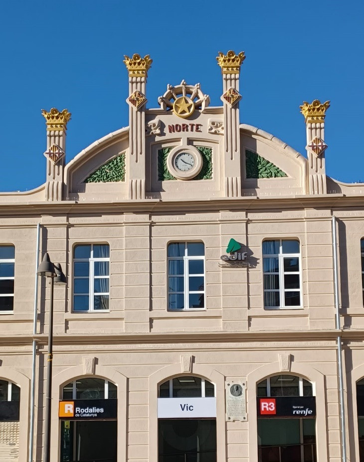 Estación de tren de Vic (Barcelona)