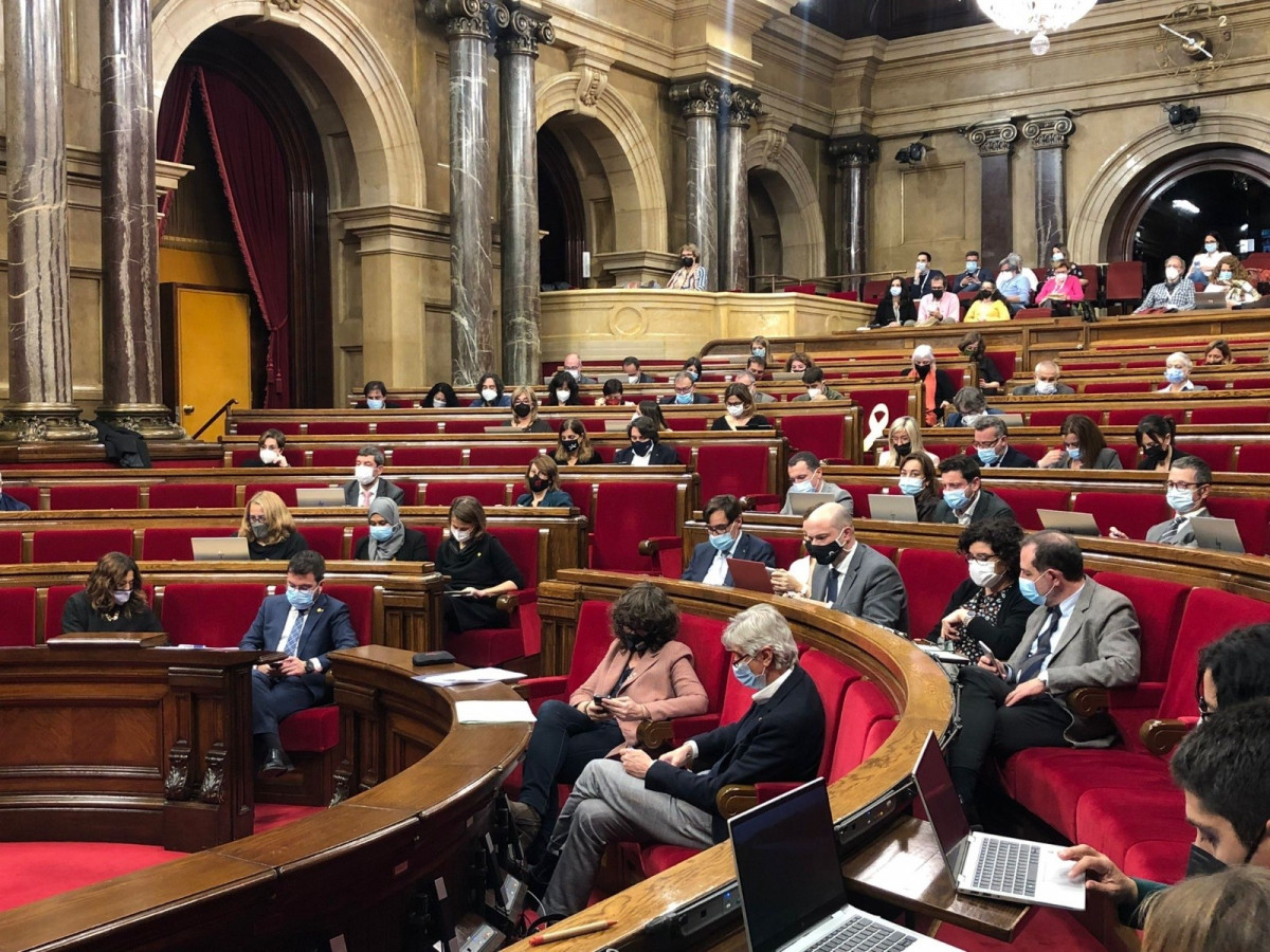 Ple del Parlament el 14 de desembre.