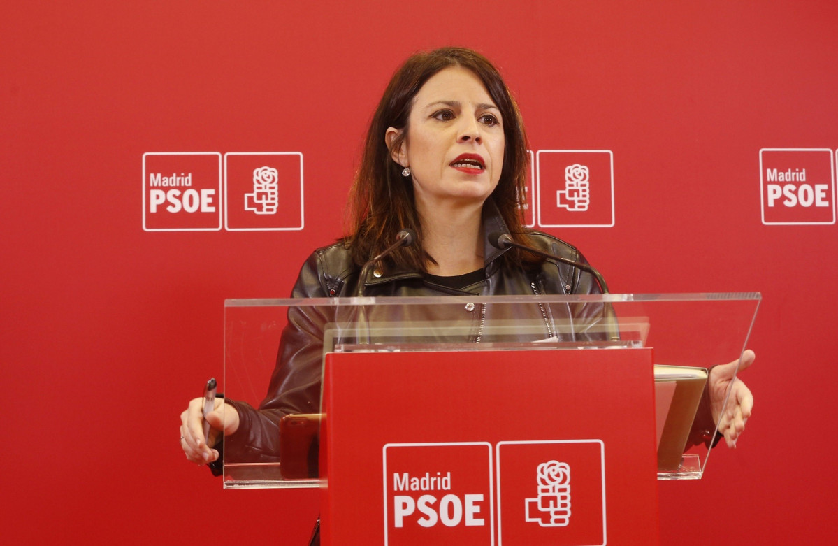 La vicesecretària general del PSOE, Adriana Lastra, en una imatge del fitxer.