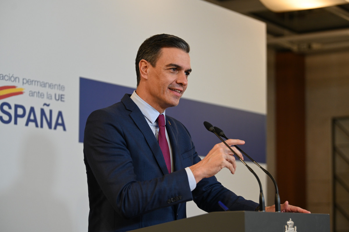 El president del Govern, Pedro Sánchez,