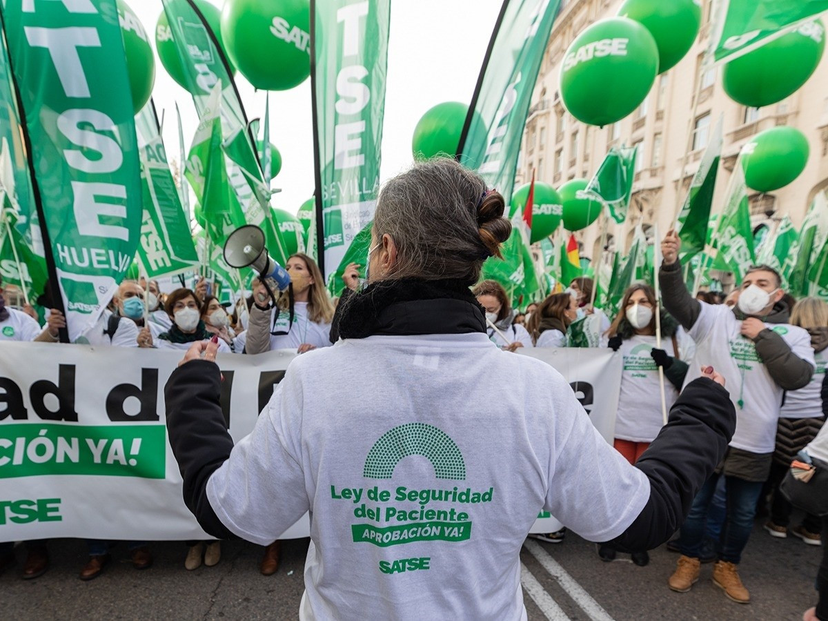 Infermeres manifestant-se