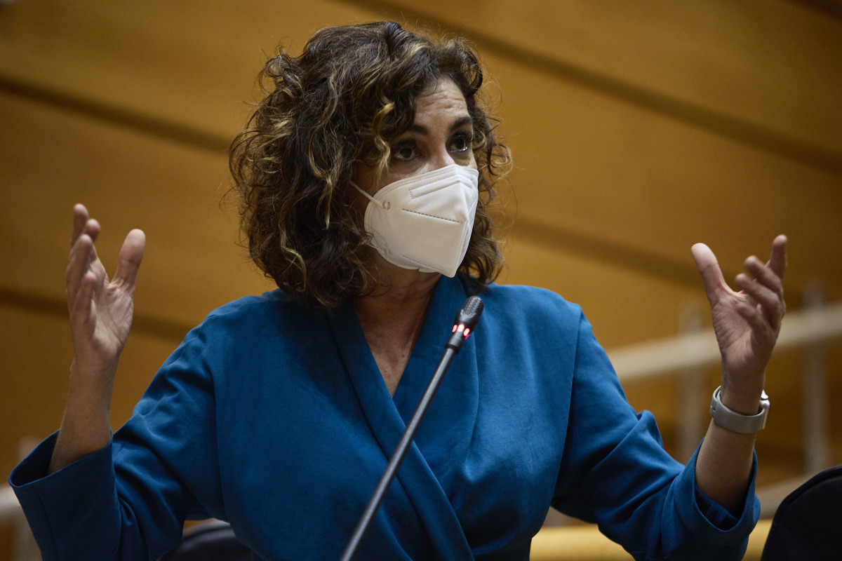 La ministra d'Hisenda, Maria Jesús Montero.