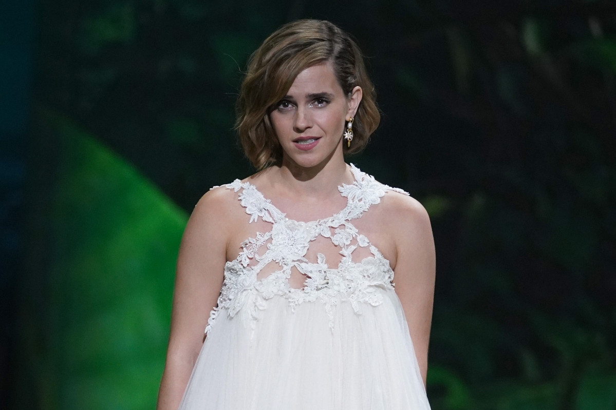 EuropaPress 4012218 17 Octubre 2021 united kingdom london english actress emma watson on stage