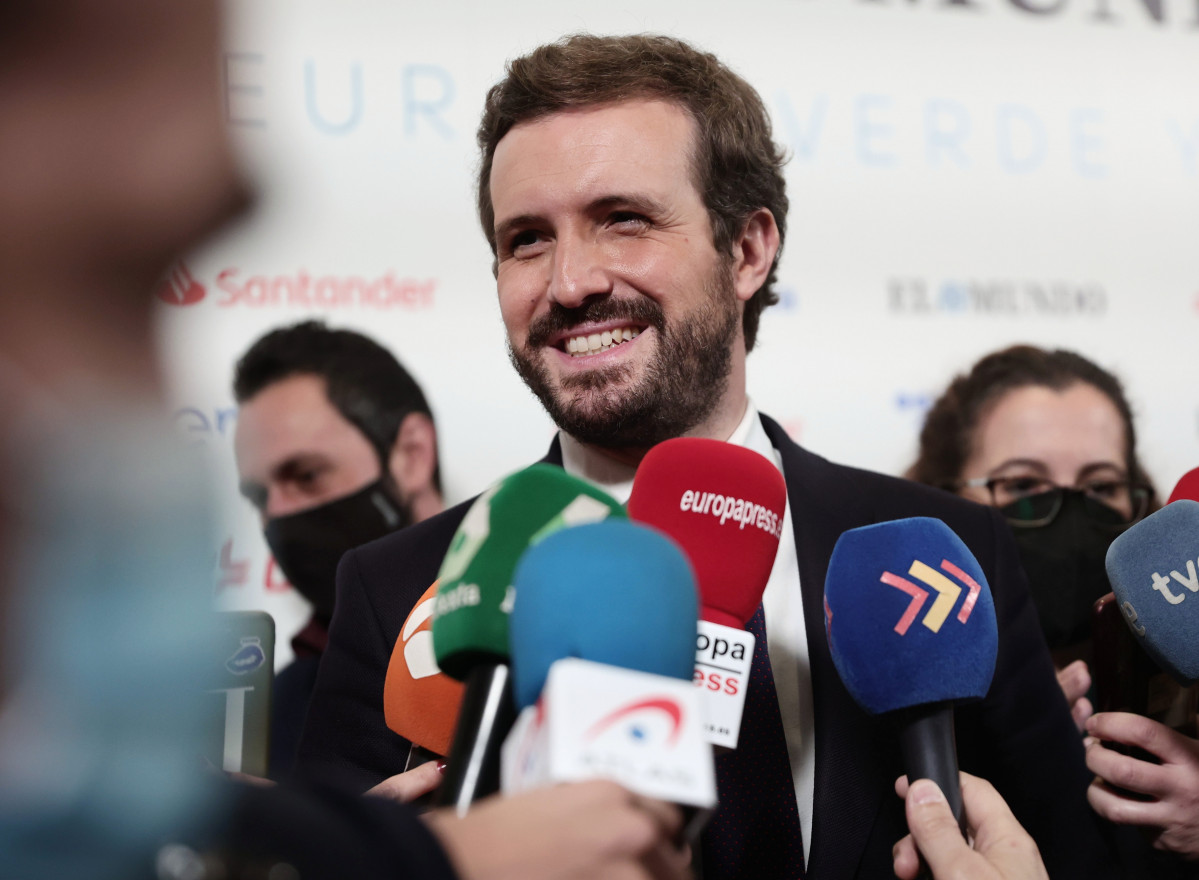El president del PP, Pablo Casado