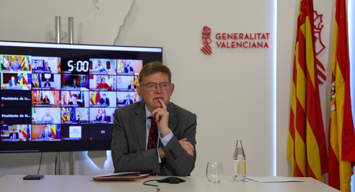 El president de la Generalitat, Ximo Puig, durant la XXV Conferència de Presidentes i Presidents Autonòmics