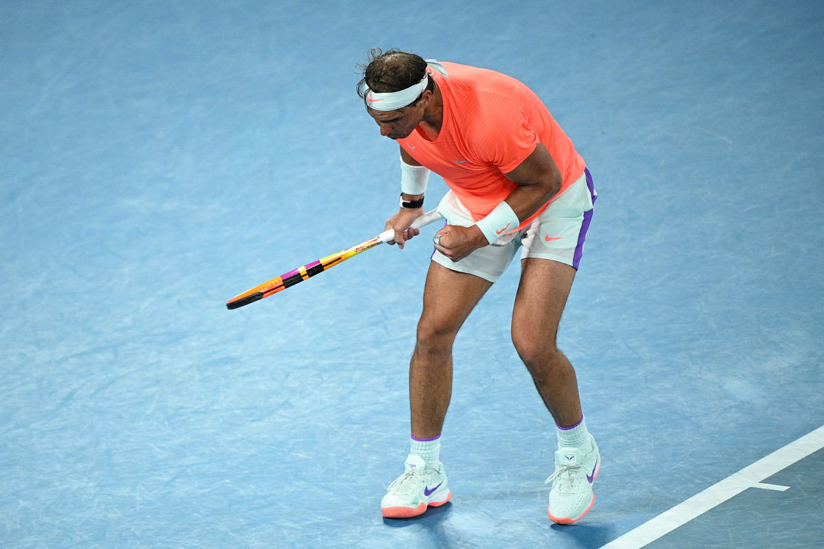 Arxiu - Rafa Nadal durant l'Open d'Austràlia 2021