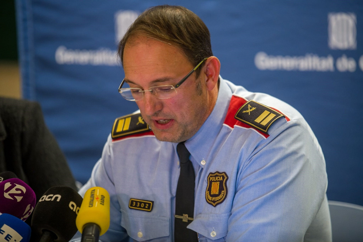 El comisario jefe de Mossos, Josep Maria Estela, en su etapa como jefe del cuerpo en Tarragona.