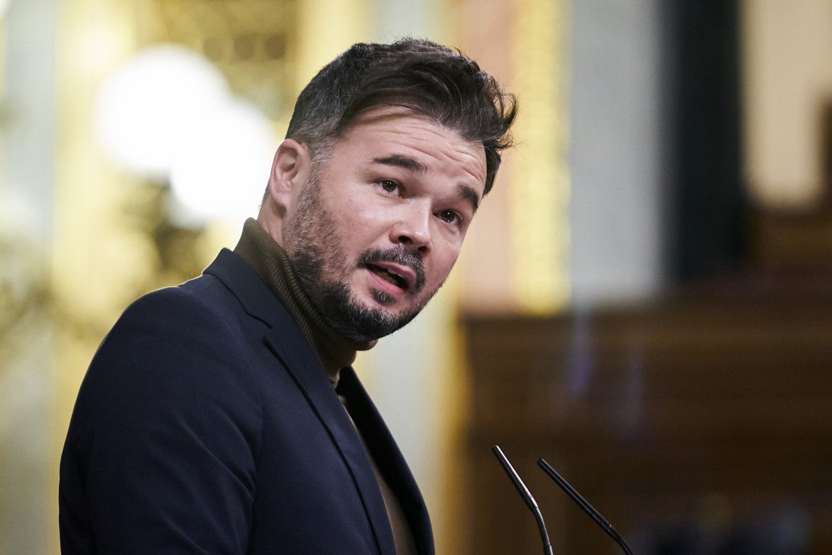 Arxiu - El portaveu d'ERC al Congrés, Gabriel Rufián