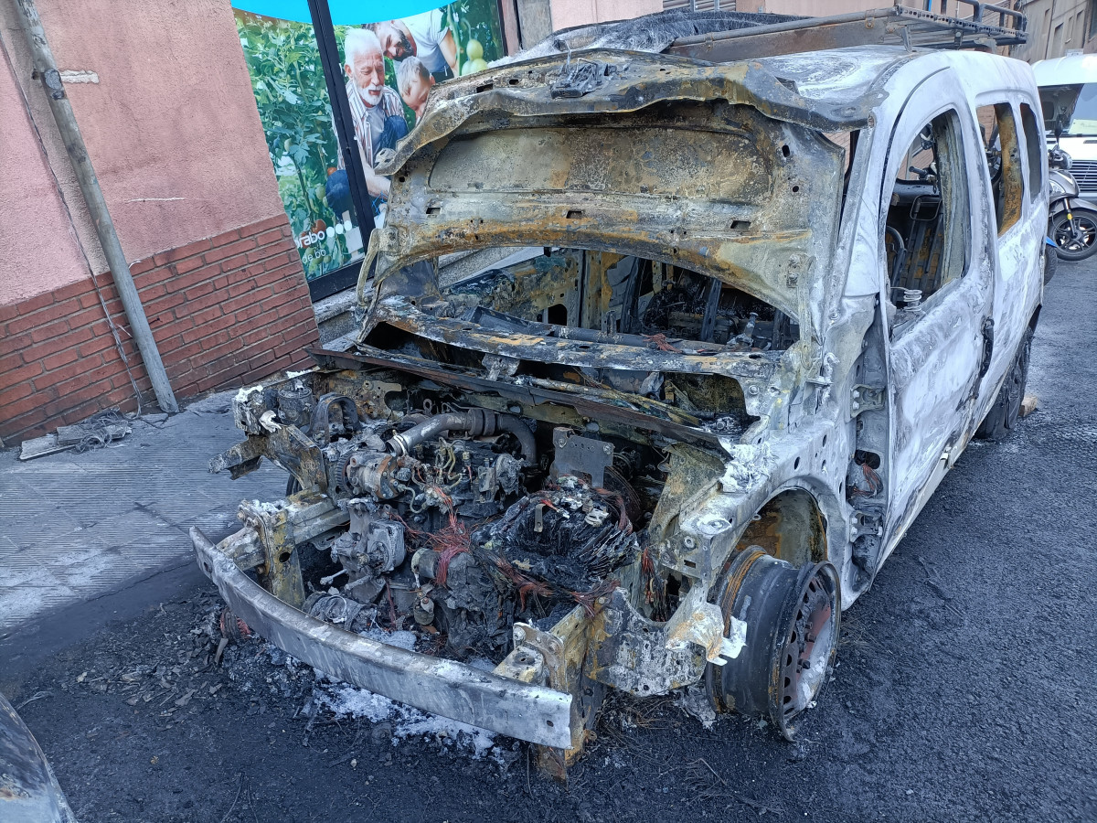 Cotxe incendiat