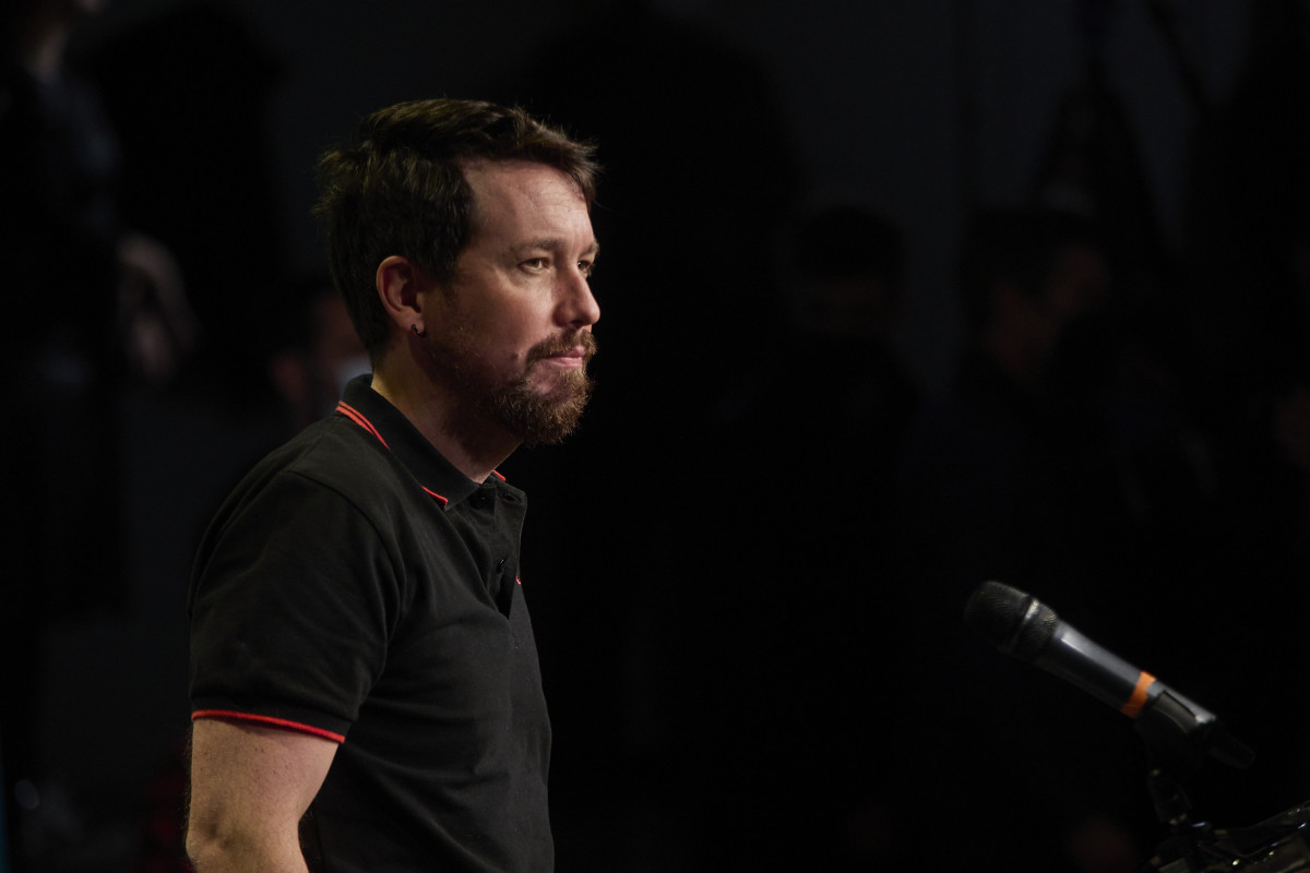 Arxiu - L'exvicepresident del Govern Pablo Iglesias, a la taula de debat 'Construir futur: reptes i aliances populars' a Casa Amèrica, a 20 de novembre de 2021, a Madrid, (Espanya).