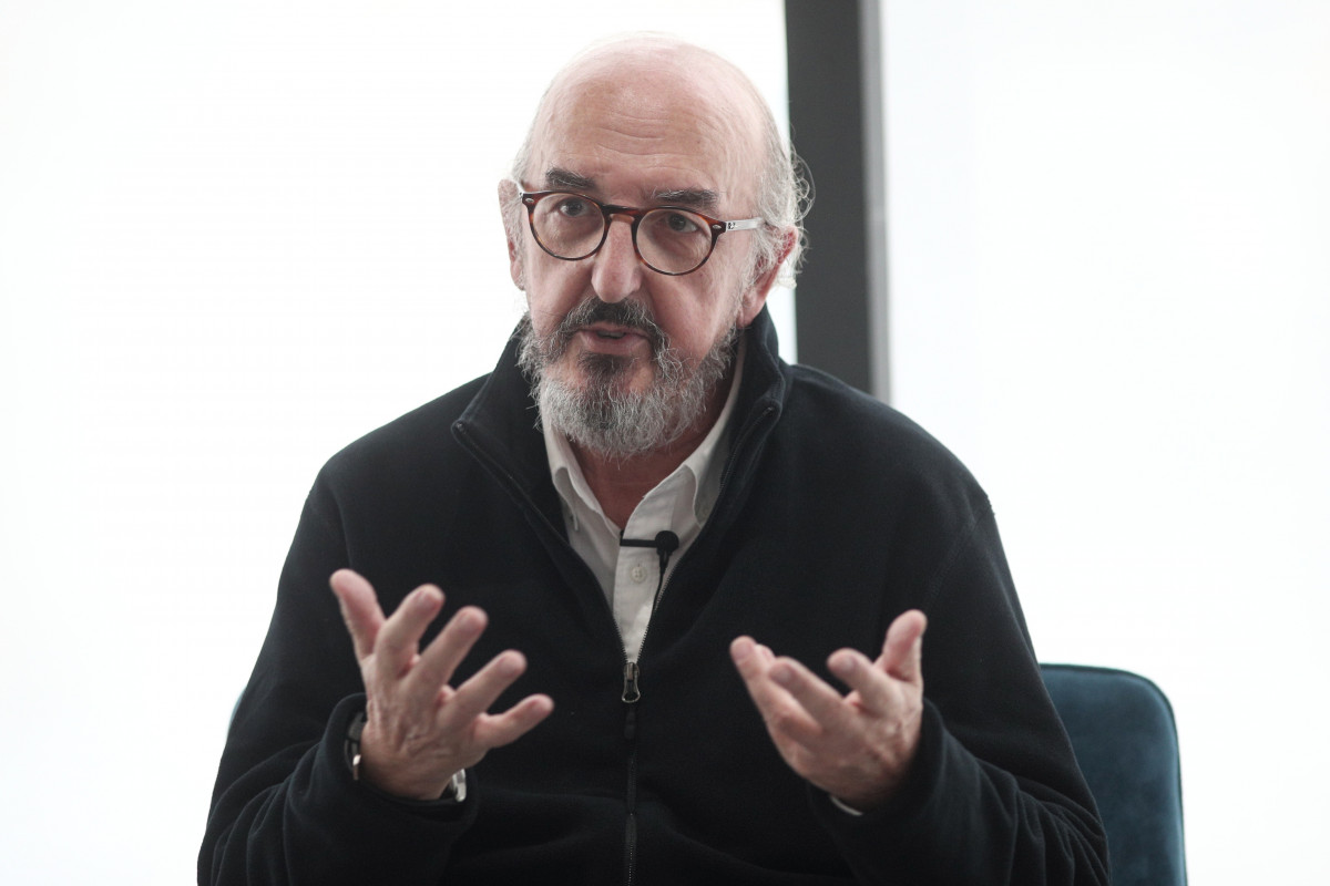 El director de Mediapro, Jaume Roures posa per a Europa Press després d'anunciar la compra de Mediapro de la seva productora 'El Terrat', a Madrid (Espanya), el 19 de desembre de 2019.