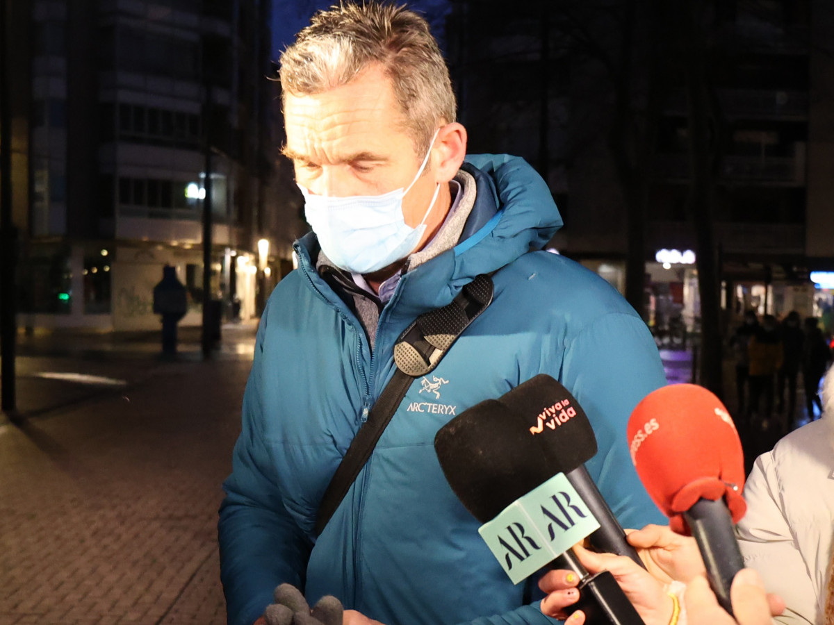 Iñaki Urdangarín, en arribar al bufet d'advocats on treballa aquest matí