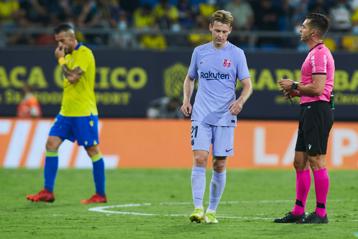 Frenkie de Jong al Cadis-FC Barcelona