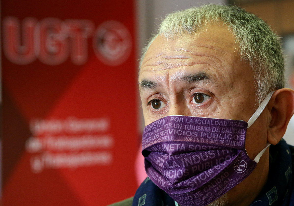 El secretari general d?UGT, Pepe Álvarez. Foto de fitxer.