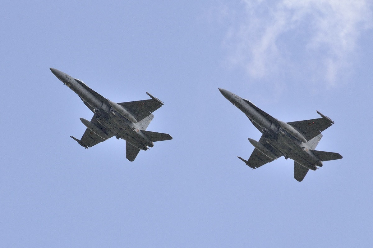 EuropaPress 3178599 avions caça espanyols f 18 mision policia area baltic