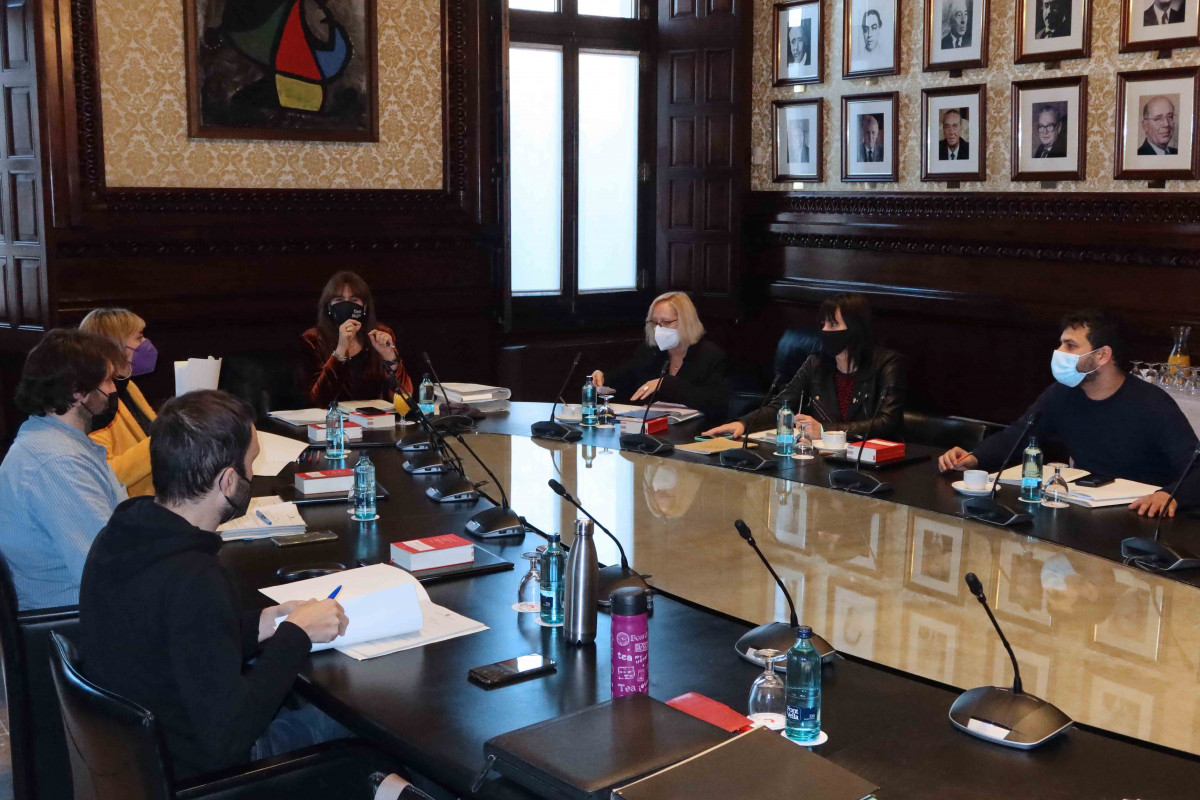 Reunió de la Mesa del Parlament del 25 de gener del 2022.