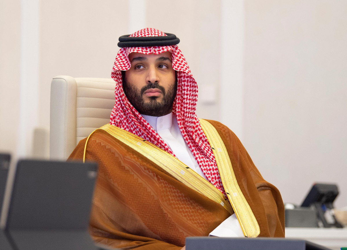 21 novembre 2020, Saudi Arabia, Riyadh: Saudi Crown Prince Mohammed bin Salman bin Abdulaziz Al Saud attends the G20 en línia summit. Photo: -/Saudi Press Agency/dpa