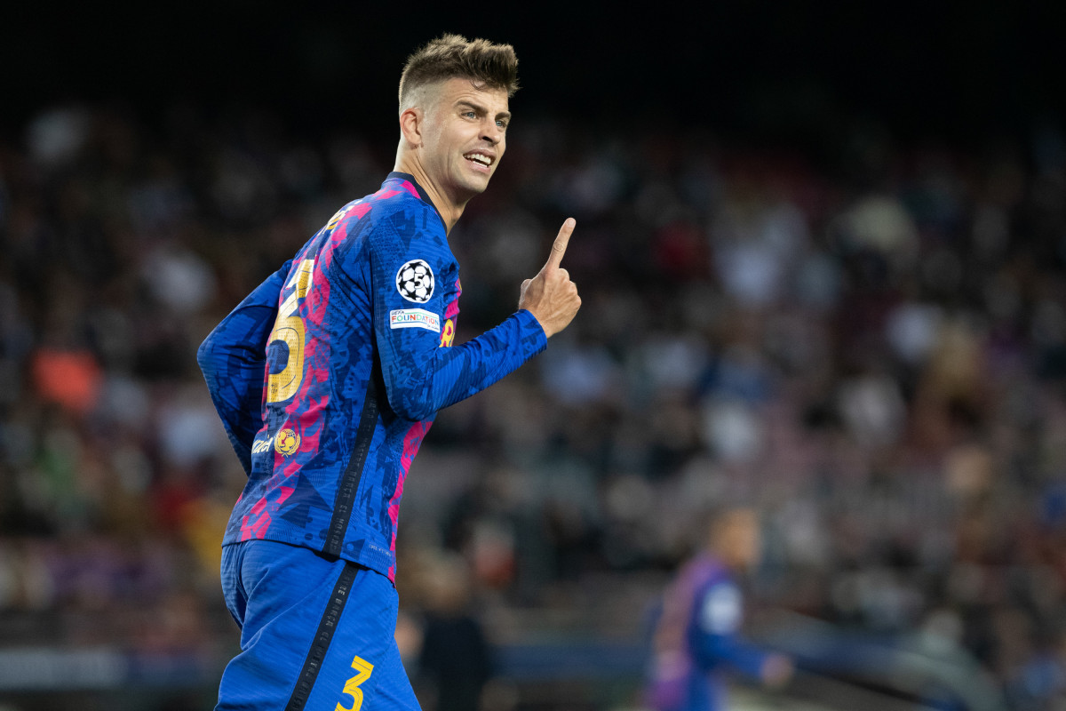 Gerard Piqué amb el FC Barcelona
