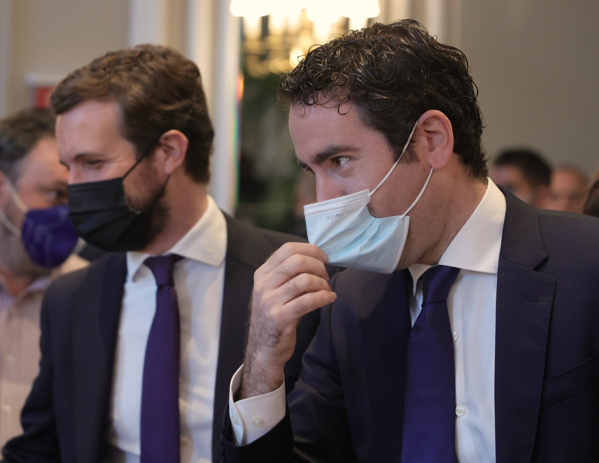 EuropaPress 3987333 president pp pau casat secretari general partit popular teodor
