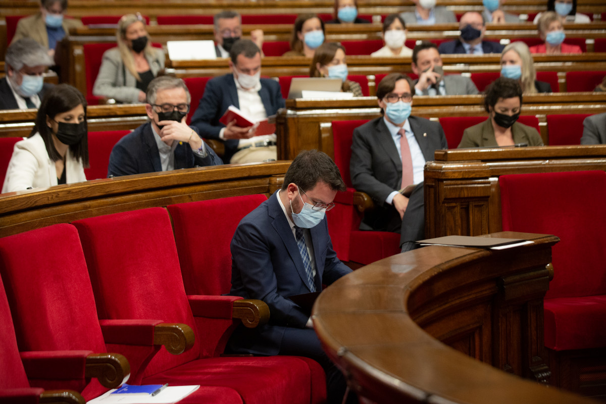 El president de la Generalitat, Pere Aragonès