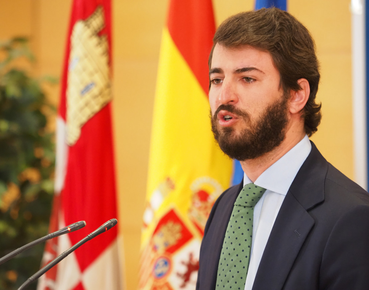 El candidat de Vox a la presidència de les Corts de Castella i Lleó, Juan García-Gallardo