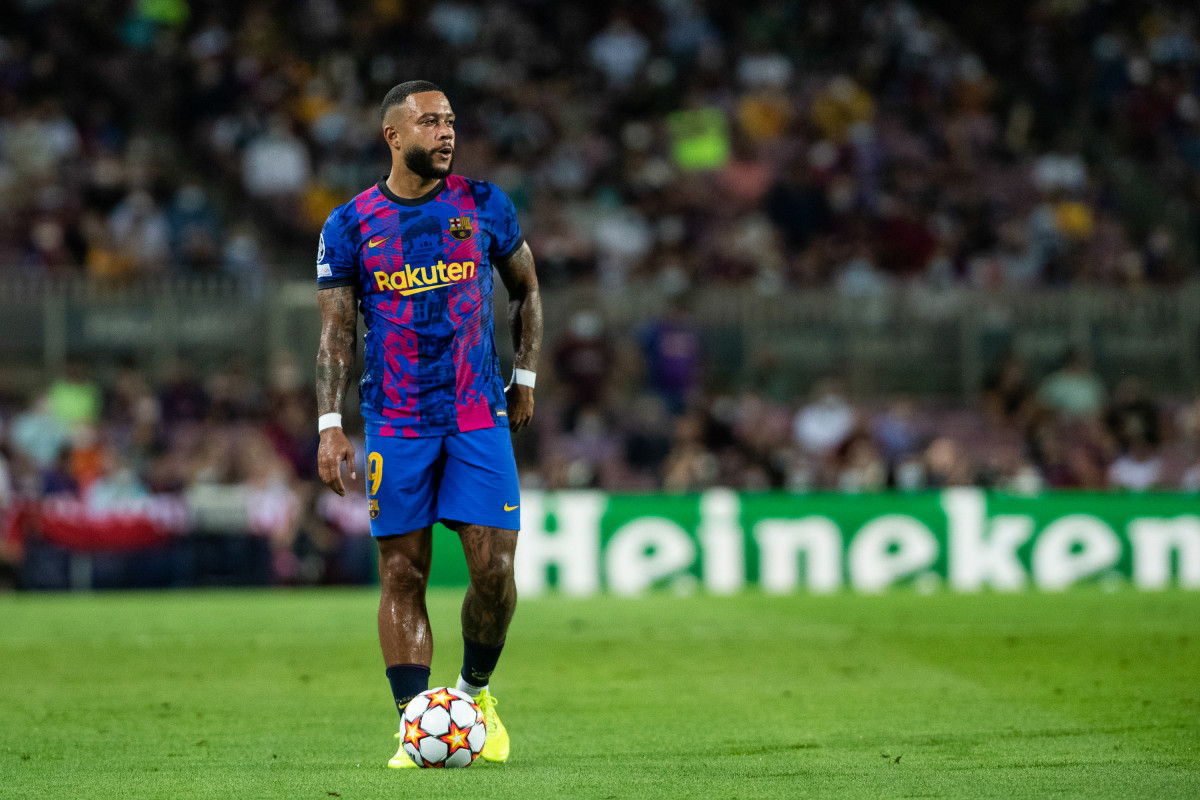 Memphis Depay amb el FC Barcelona