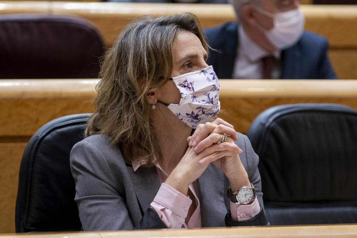 La vicepresidenta tercera i ministra per a la Transició Ecològica i el Repte Demogràfic, Teresa Ribera