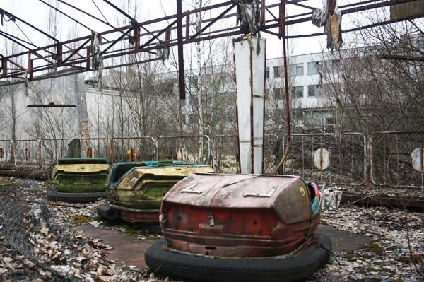 Priapat, la ciutat més propera a la central de Txernòbil el 2011