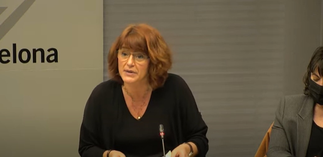 La tercera tinenta d'alcalde de Barcelona, Laia Bonet (PSC), a la comissió d'Urbanisme d'aquest dimarts