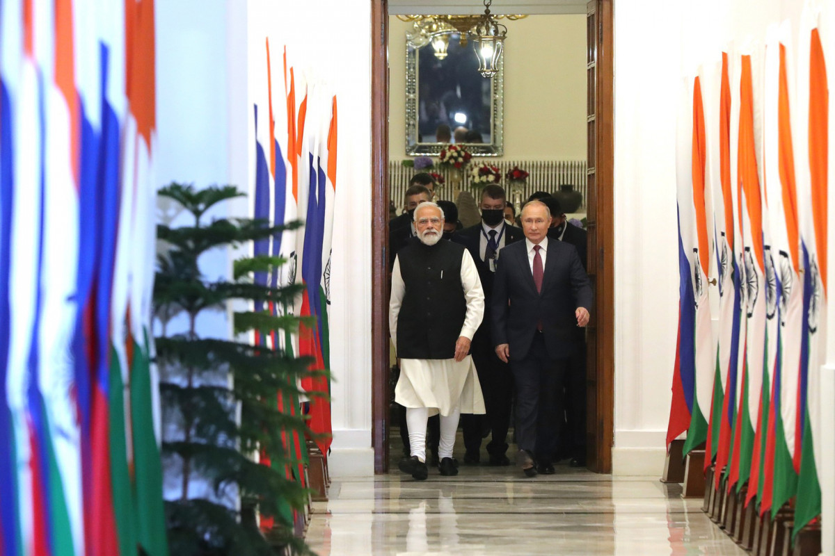 EuropaPress 4130678 handout 06 december 2021 india new delhi indian prime ministre narendra