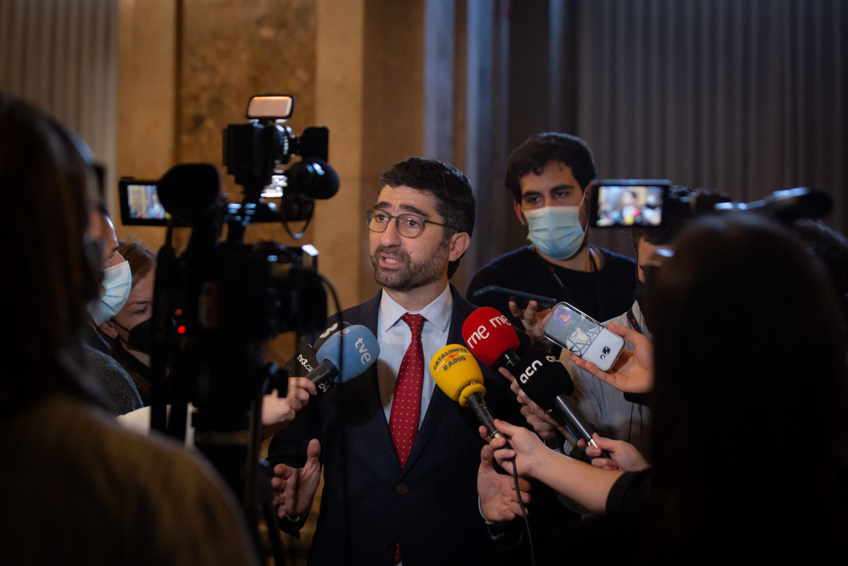El vicepresident i conseller de Polítiques Digitals i Territori de la Generalitat, Jordi Puigneró